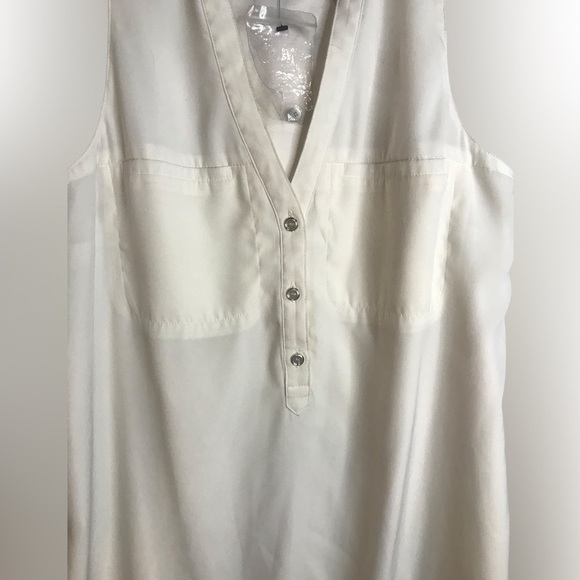 Express Cream Sleeveless Dress Size XS (Note possible flaw) - Picture 6 of 12